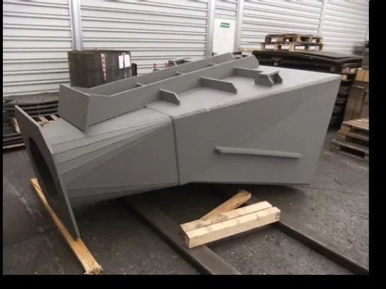 Fabricated chute