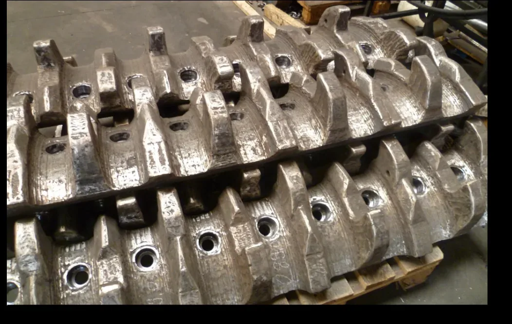 Protected roller crusher